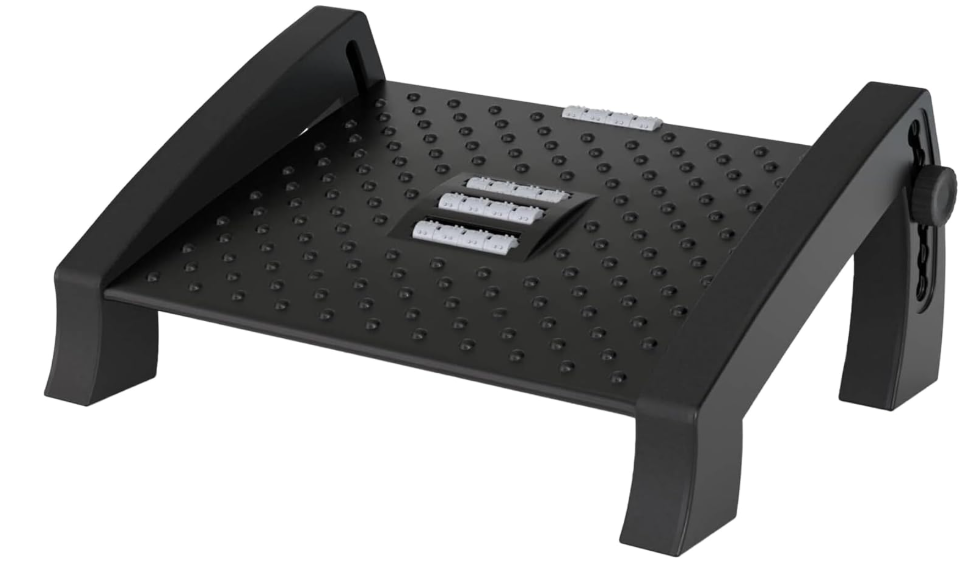 Repose-pieds antidérapant ergonomique pour bureau